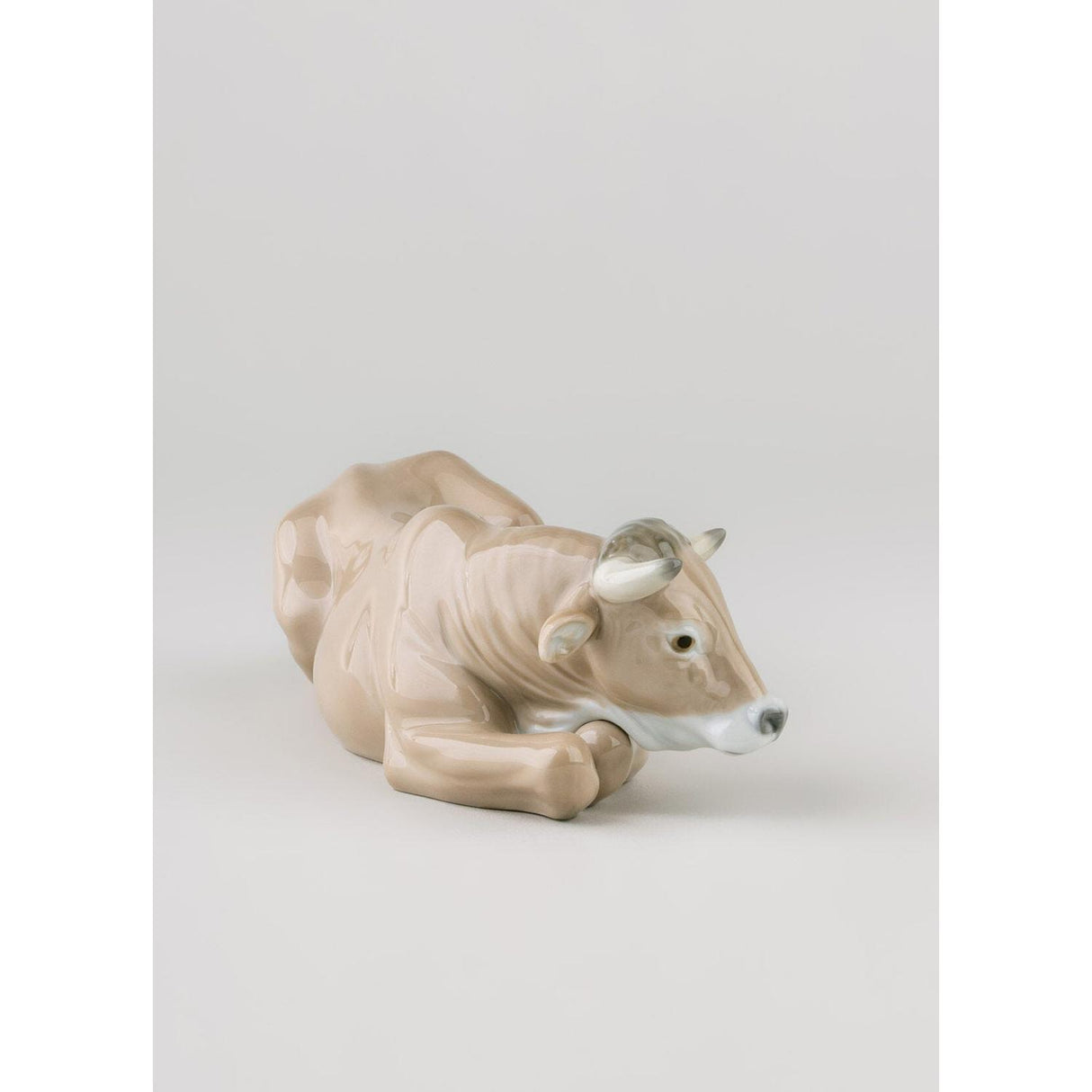 LLADRO' Figurina Natività Bue 7x22cm Porcellana