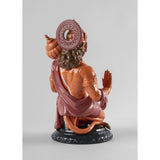 LLADRO' Figurina Hanuman Arancione 27x15cm Porcellana