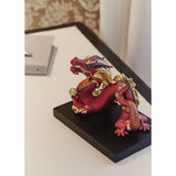 LLADRO' Scultura Drago Rosso Serie Limitata 16x20cm Porcellana