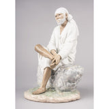 LLADRO' Figurina Sai Baba 26x18cm Porcellana