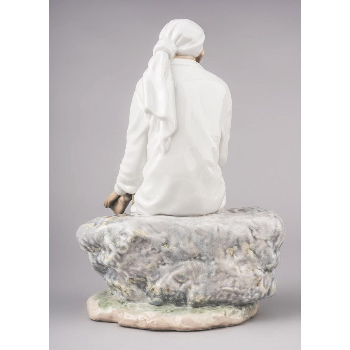 LLADRO' Figurina Sai Baba 26x18cm Porcellana