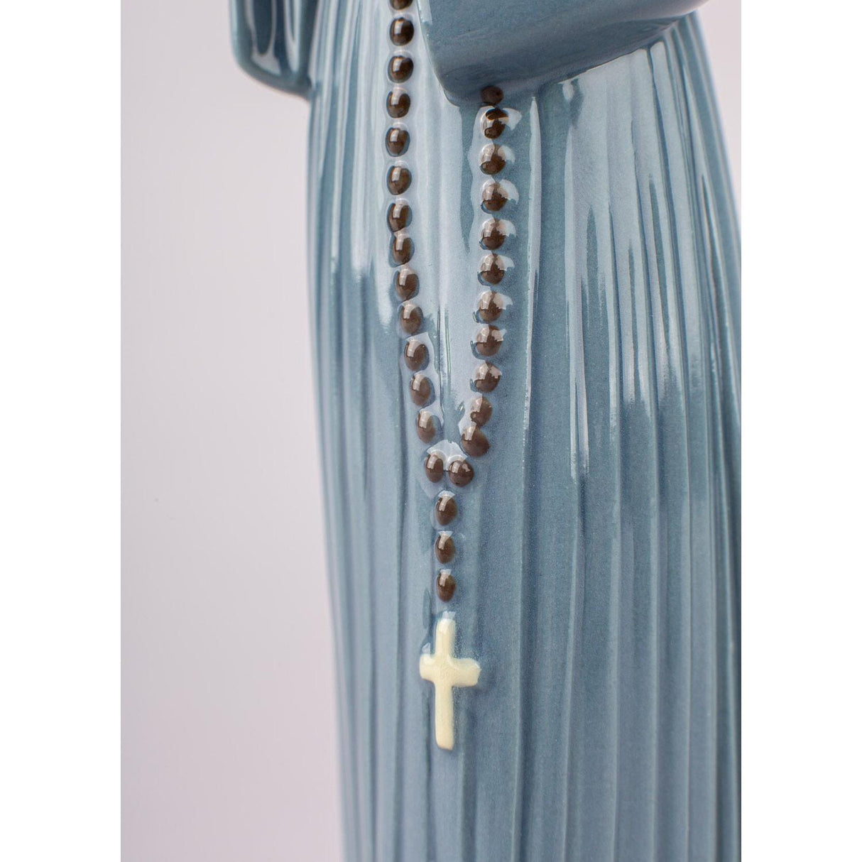 LLADRO' Figurina Suora Che Legge Azzurra 27x7cm Porcellana