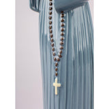 LLADRO' Figurina Suora Che Legge Azzurra 27x7cm Porcellana