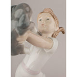 LLADRO' Figurina Bimba Diventeremo Grandi Amici 22x12cm Porcellana