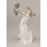 LLADRO' Figurina Bimba Diventeremo Grandi Amici 22x12cm Porcellana