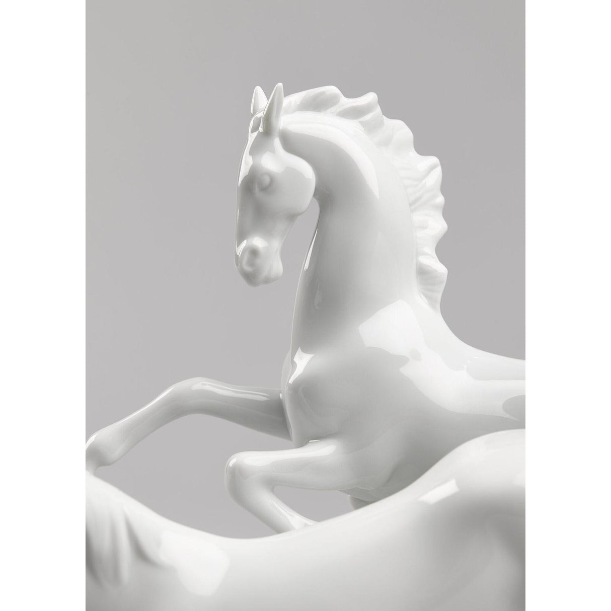 LLADRO' Figurina Cavalli 30x38cm Porcellana