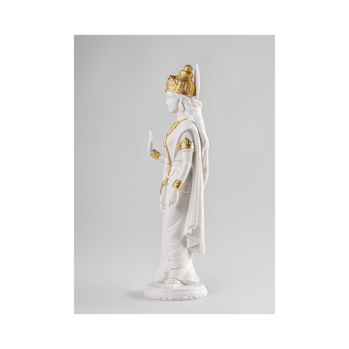 Lladró Scultura Sita Lustro Oro 29x8cm Porcellana