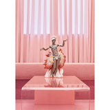 LLADRO' Scultura Dea D'Ebano 52x36cm Porcellana