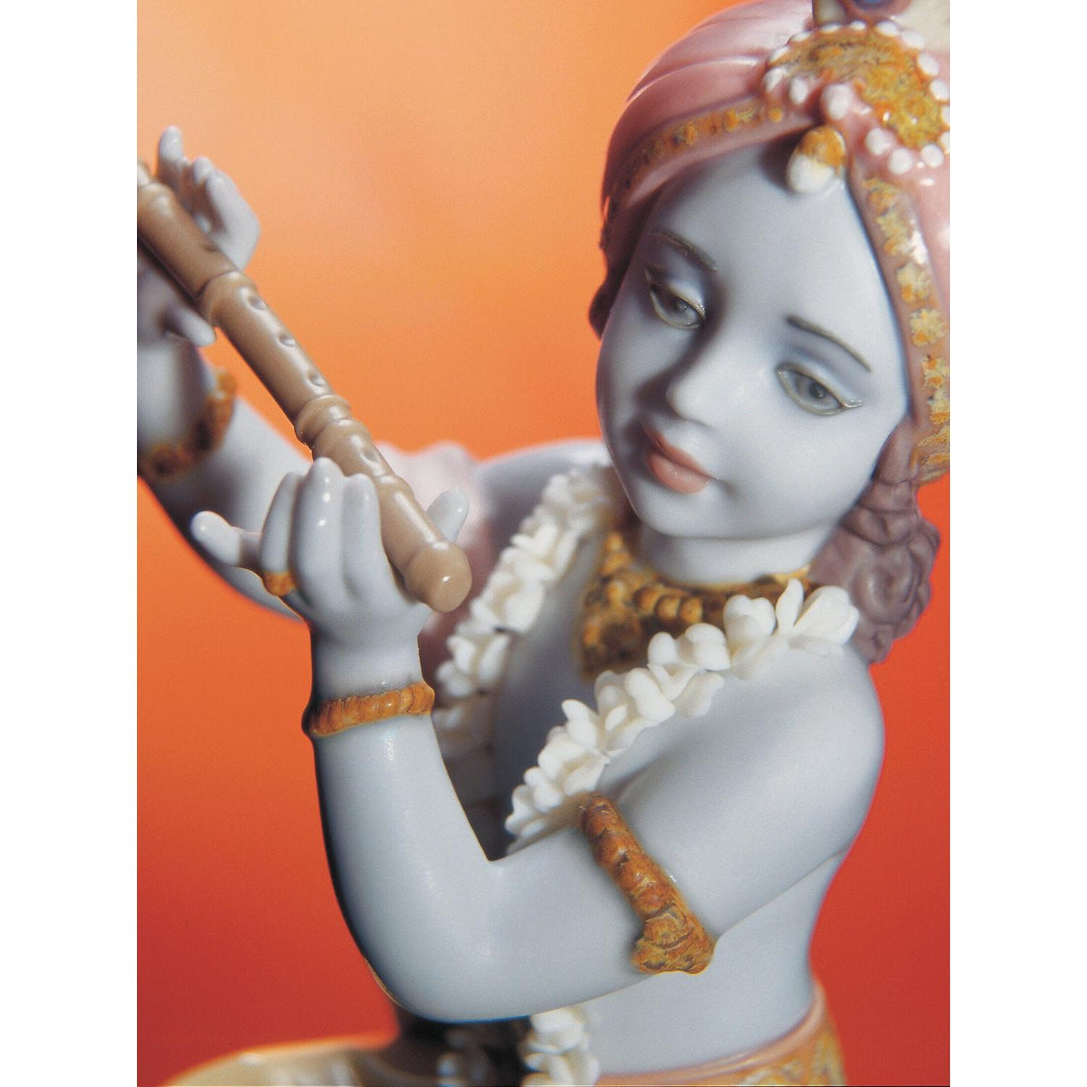 LLADRO' Figurina Piccolo Lord Krishna 22x7cm Porcellana