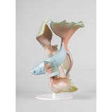 LLADRO' Scultura Pesce Betta Sinistra 30x28cm Porcellana