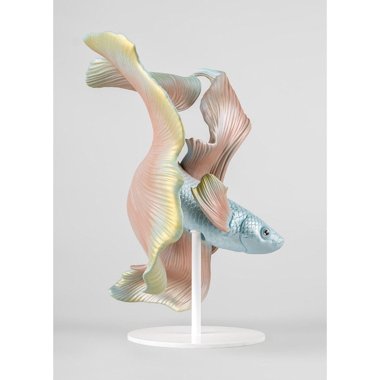 LLADRO' Scultura Pesce Betta Sinistra 30x28cm Porcellana