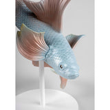 LLADRO' Scultura Pesce Betta Sinistra 30x28cm Porcellana