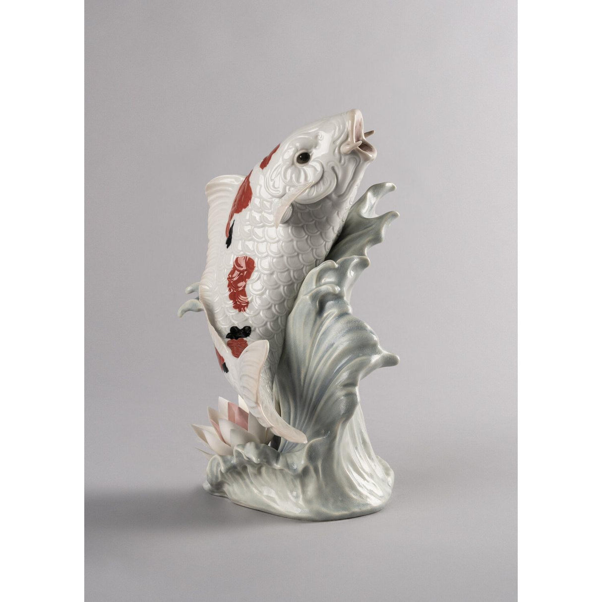 LLADRO' Figura Carpe Koi 31x21cm Porcellana