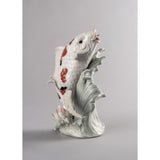 LLADRO' Figura Carpe Koi 31x21cm Porcellana