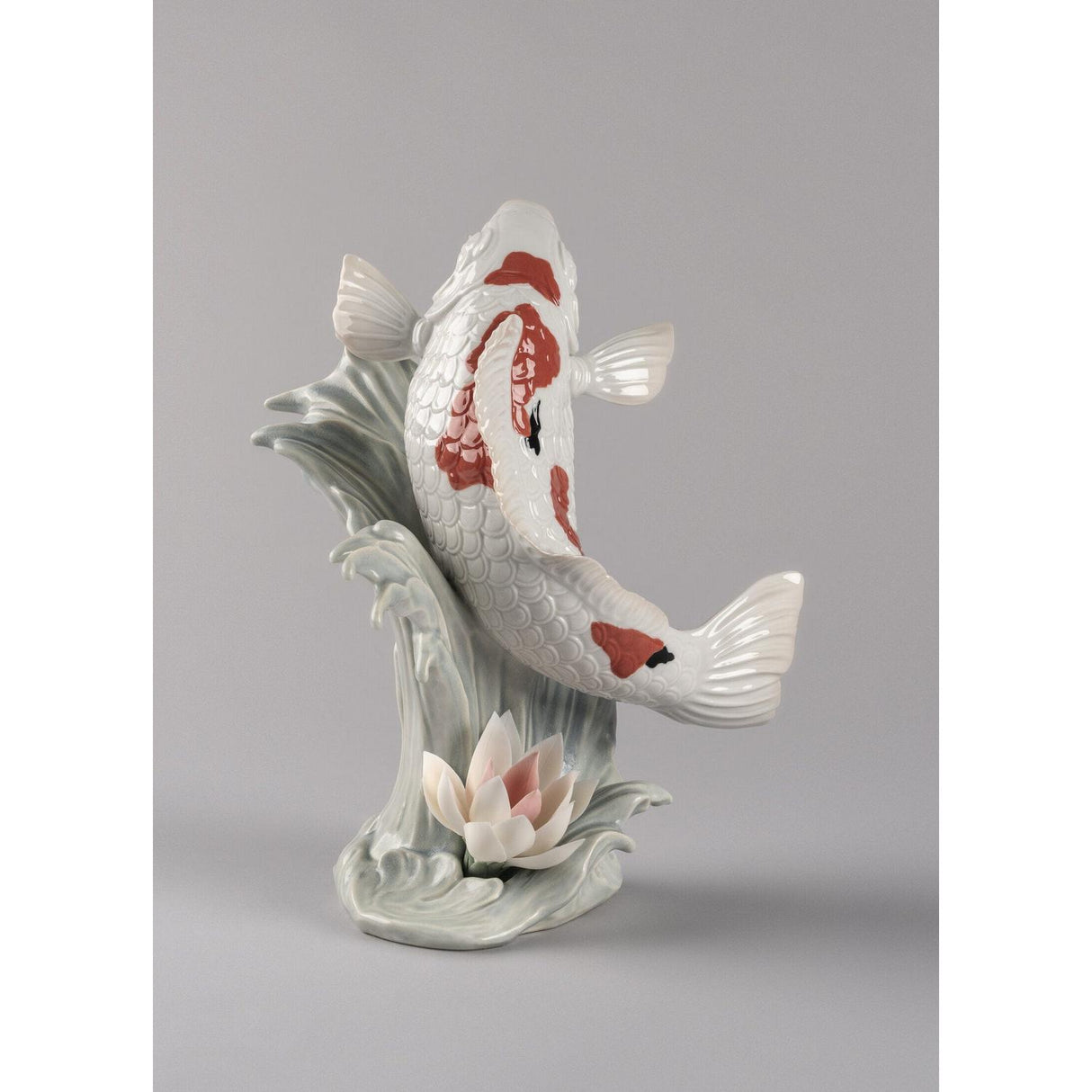 LLADRO' Figura Carpe Koi 31x21cm Porcellana