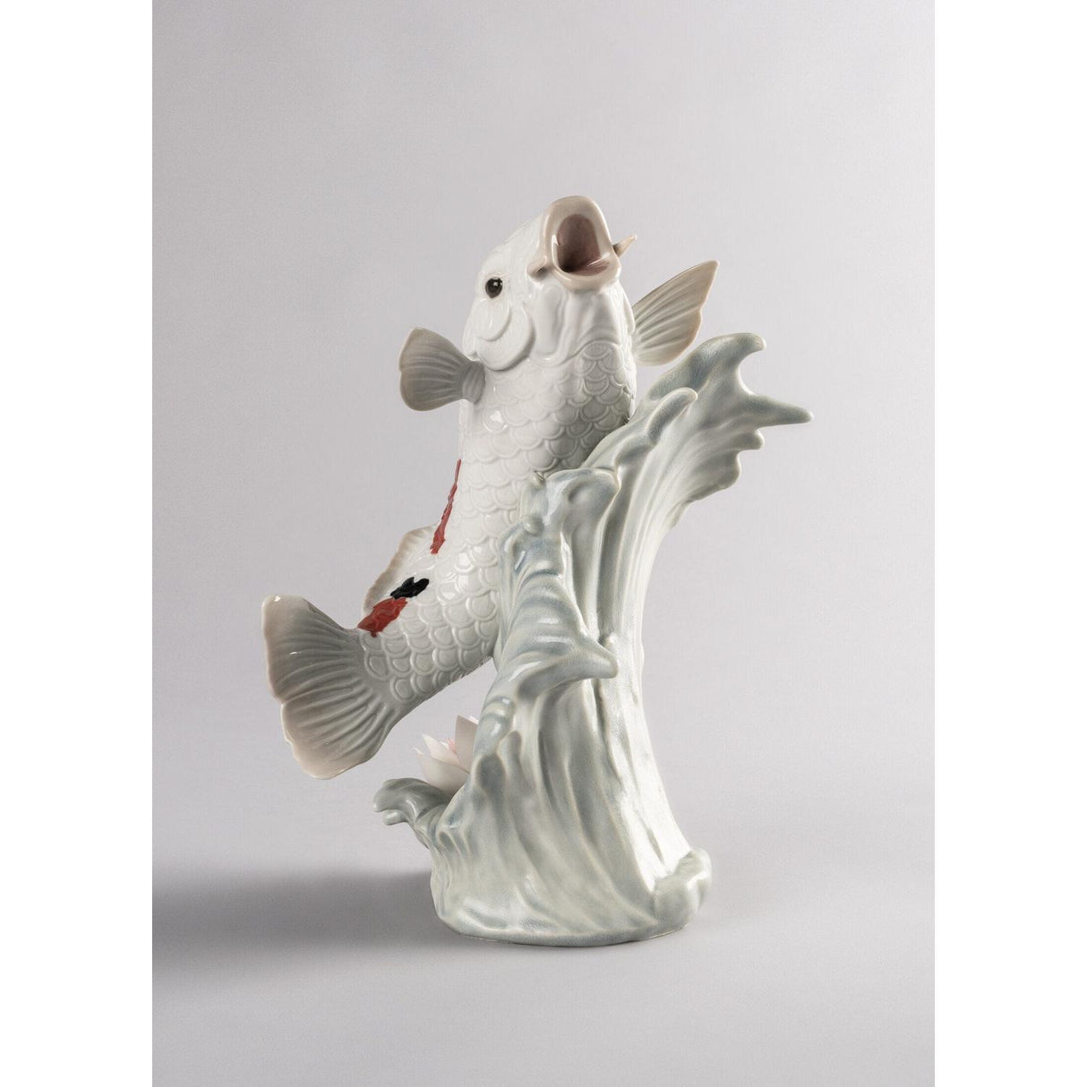 LLADRO' Figura Carpe Koi 31x21cm Porcellana