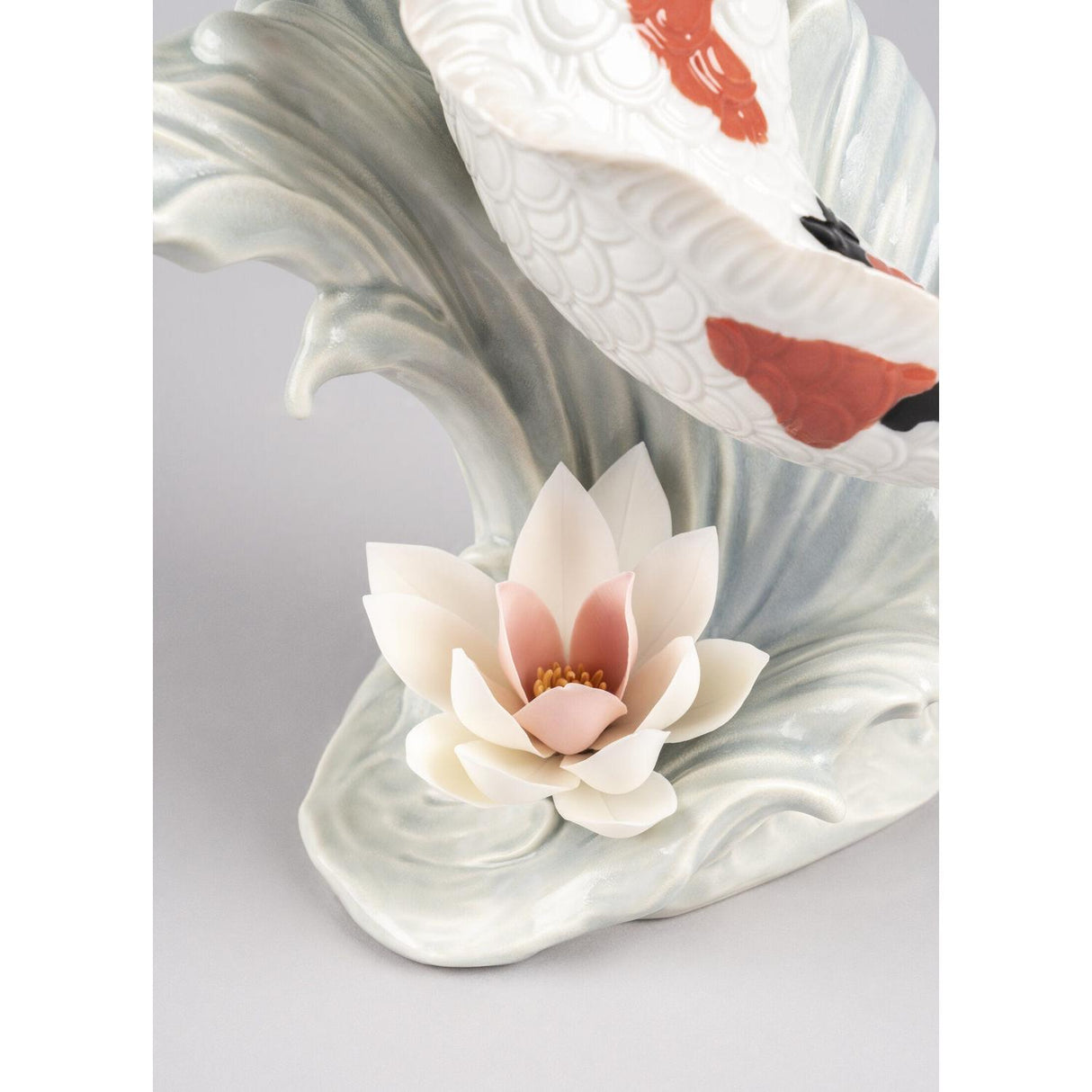 LLADRO' Figura Carpe Koi 31x21cm Porcellana