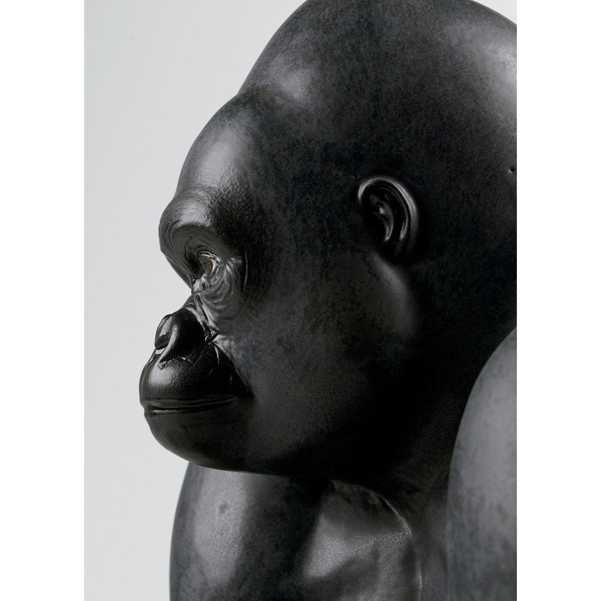 LLADRO' Figurina Gorilla 36x22cm Porcellana
