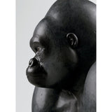LLADRO' Figurina Gorilla 36x22cm Porcellana