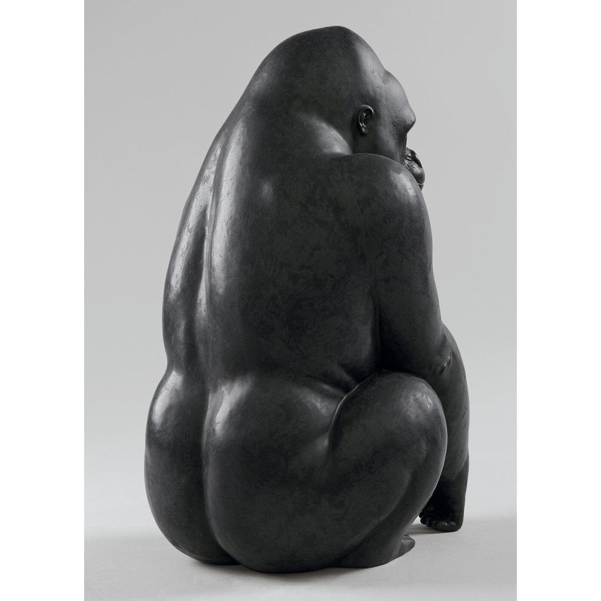 LLADRO' Figurina Gorilla 36x22cm Porcellana