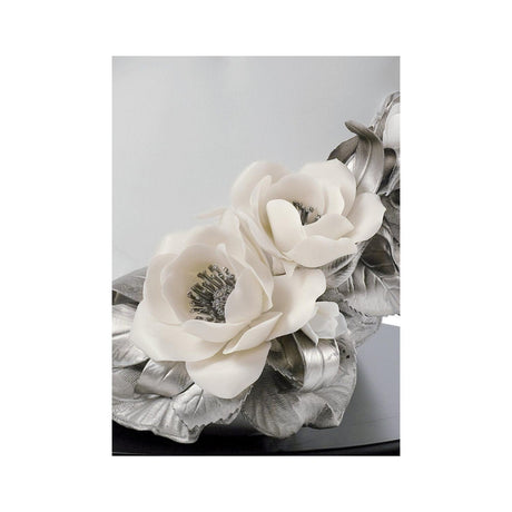 Lladró Scultura Fantasia di Carnevale Edizione Limitata Lustro Argento 45x43cm Porcellana