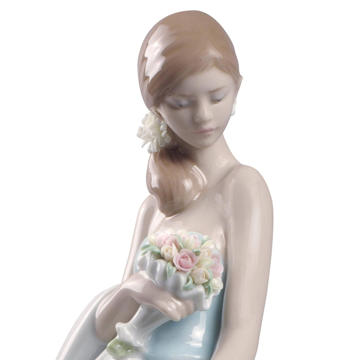 LLADRO' Figurina Sposa Il Suo Giorno Speciale 36x18cm Porcellana
