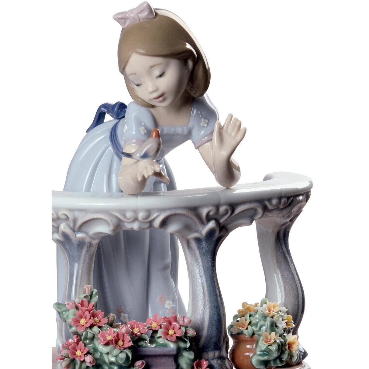 LLADRO' Figurina Bimba Il Risveglio Della Primavera Edizione Speciale 24x18cm Porcellana