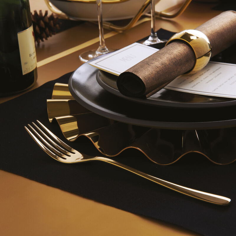SAMBONET Taste Servizio Tavola Posate Set 24 Pezzi Oro PVD Acciaio Inox