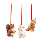 Set addobbi animali bosco Villeroy & Boch in porcellana decorata