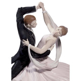 LLADRO' Figurina Coppia Elegante Foxtrot Edizione Limitata 37x36cm Porcellana