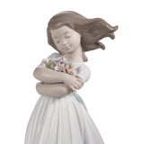 LLADRO' Figurina Bimba Tenera Innocenza 18x6cm Porcellana