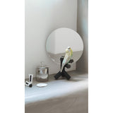 LLADRO' Specchio Toeletta Parrot Vanity 37x27cm Porcellana