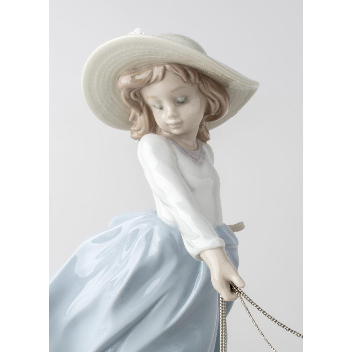 LLADRO' Figurina Bimba con Cani la Grande Famiglia 24x31cm Porcellana