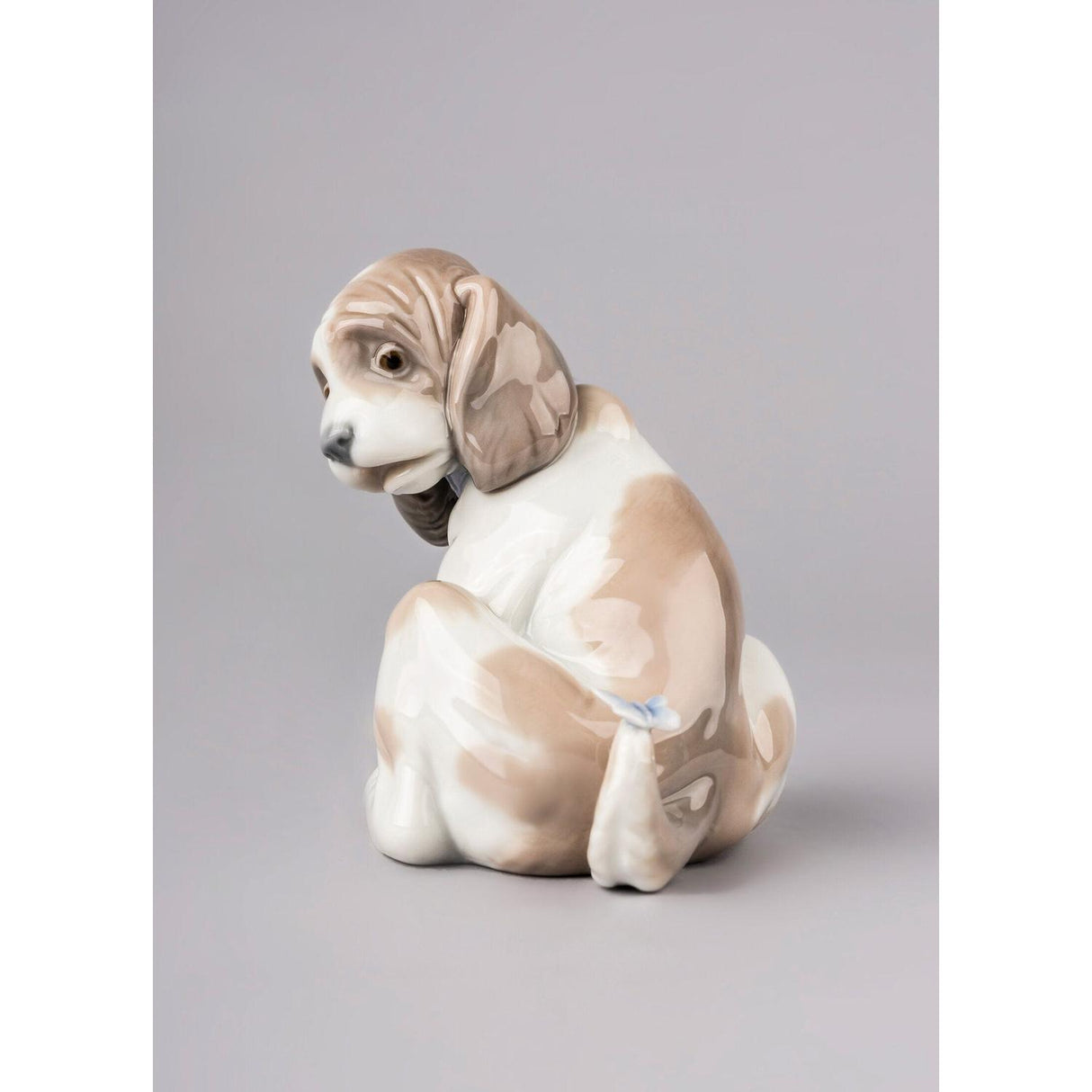 LLADRO' Figurina Cane con Farfalla 11x11cm Porcellana