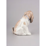 LLADRO' Figurina Cane con Farfalla 11x11cm Porcellana