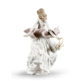LLADRO' Figurina Donna Splendore Primaverile 30x18cm Porcellana