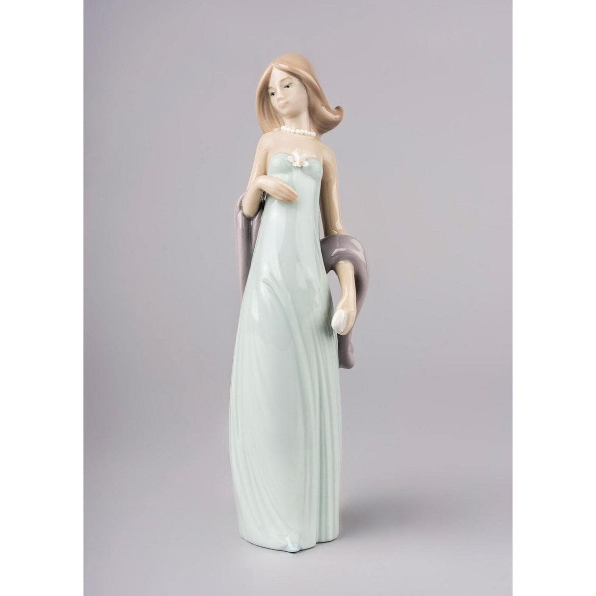 LLADRO' Figurina Damina 20x5cm Porcellana