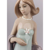 LLADRO' Figurina Damina 20x5cm Porcellana
