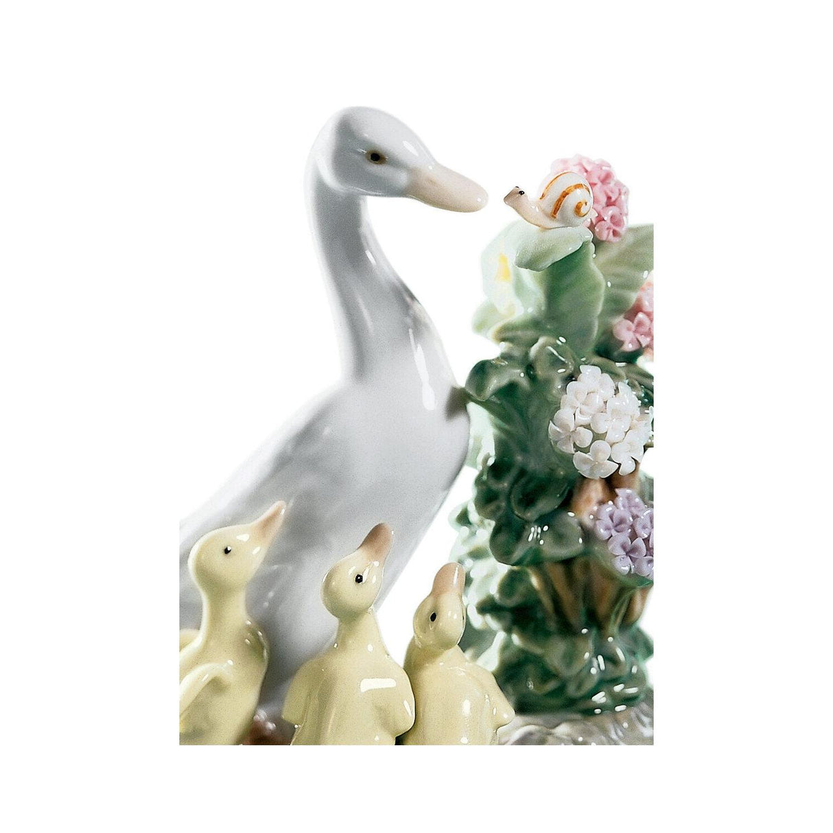 LLADRO' Figurina Ciao Anatra 12x10cm Porcellana