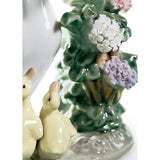 LLADRO' Figurina Ciao Anatra 12x10cm Porcellana