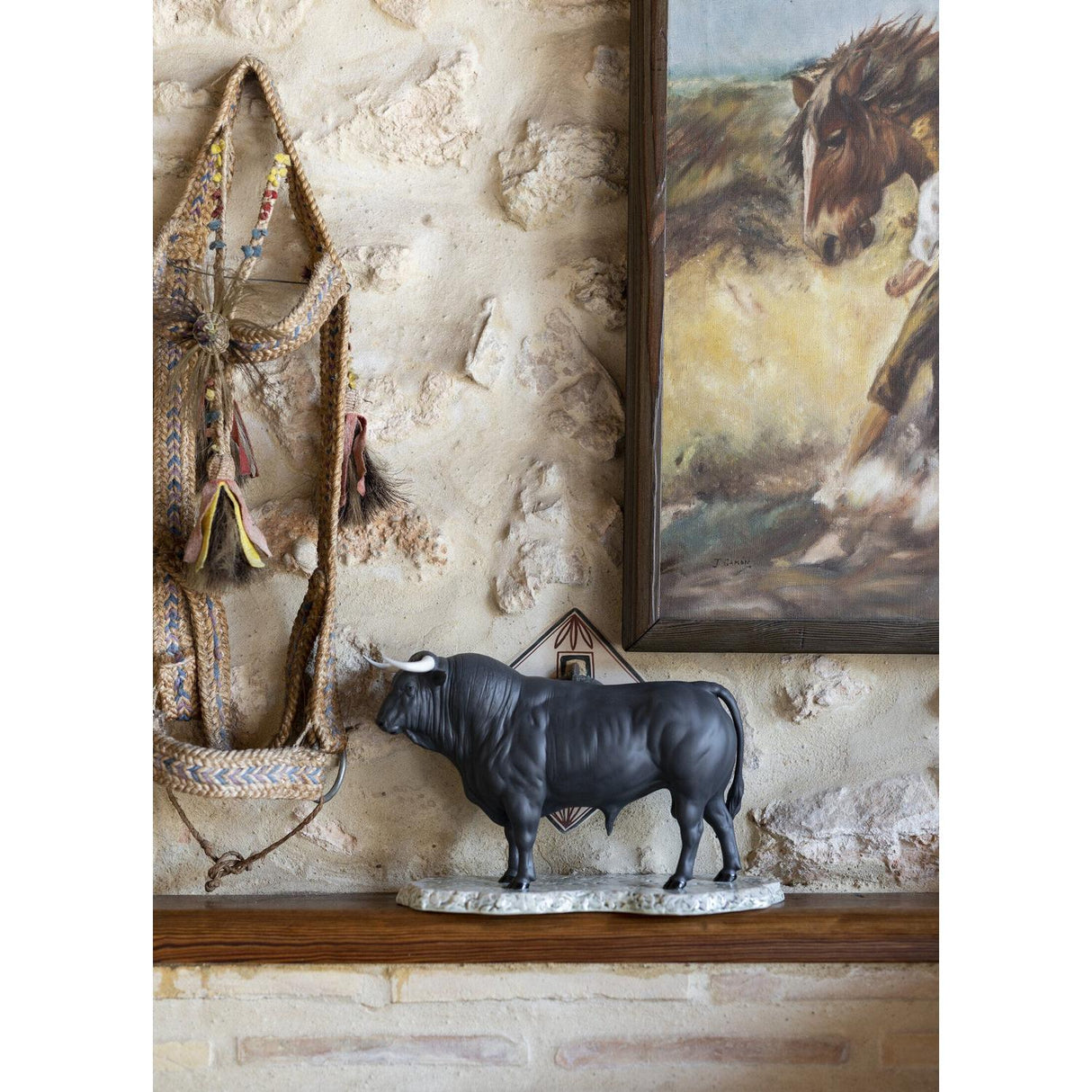 LLADRO' Figurina Toro Spagnolo 22x32cm Porcellana
