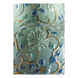 LLADRO' Vaso Peonie Lustro Oro 42x24cm Porcellana