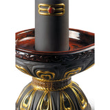 LLADRO' Figurina Lingam Lustro Oro 24x21cm Porcellana