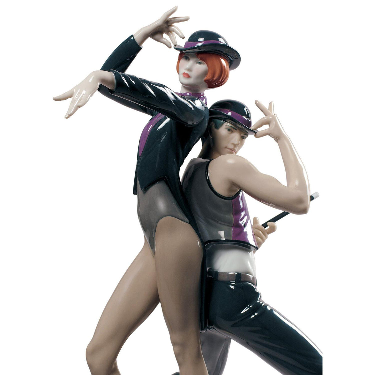 LLADRO' Figurina Coppia Ballerini All That Jazz 38x24cm Porcellana