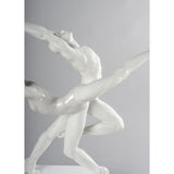 LLADRO' Figurina Ballerini L'Arte Del Movimento 45x49cm Porcellana