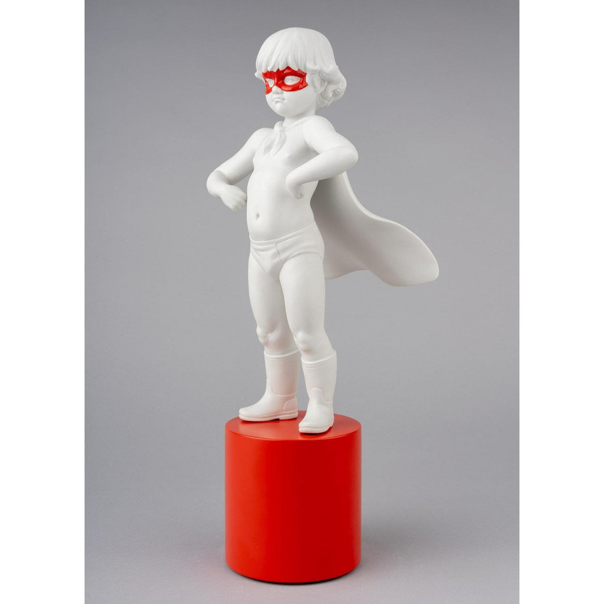 LLADRO' Eroe Alla Riscossa 37x16cm Porcellana