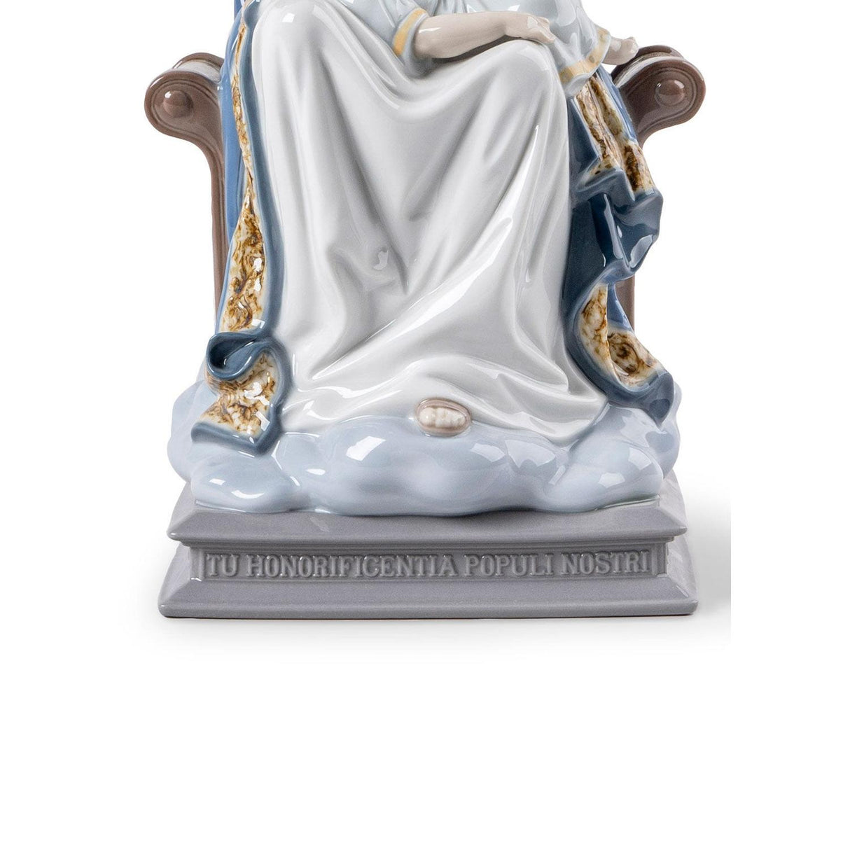 LLADRO' Figurina la Madonna Della Divina Provvidenza 42x18cm Porcellana