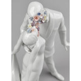 LLADRO' Scultura Amore I Fiori 32x21cm Porcellana