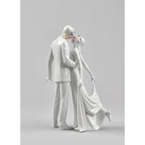 LLADRO' Scultura Amore I Fiori 32x21cm Porcellana