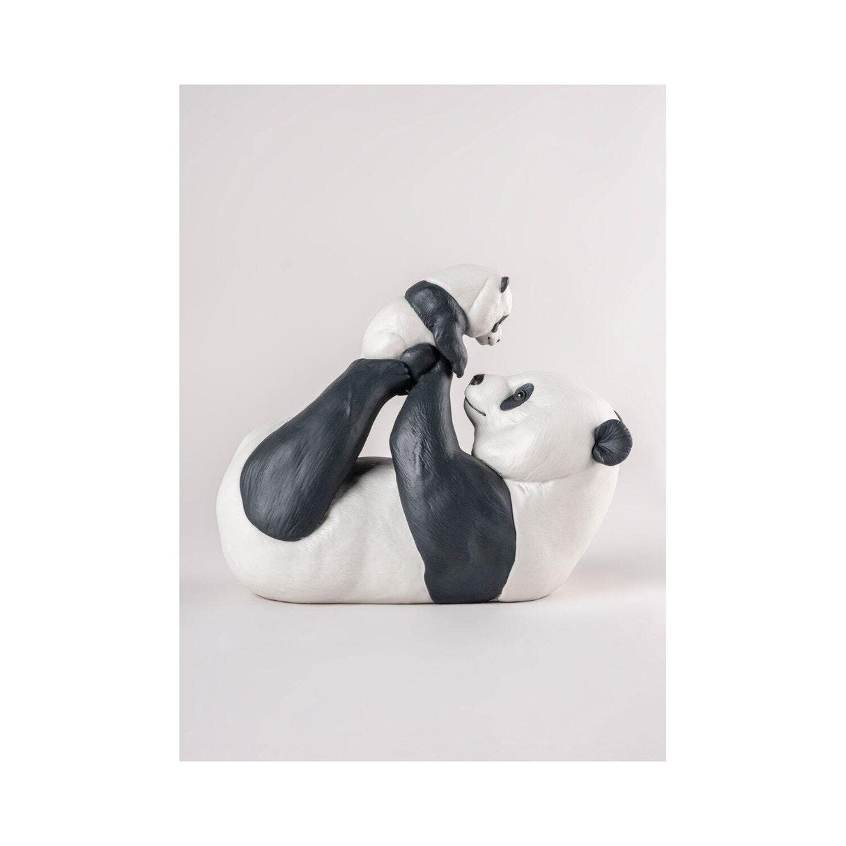 LLADRO' Scultura Mamma Panda 25x30cm Porcellana